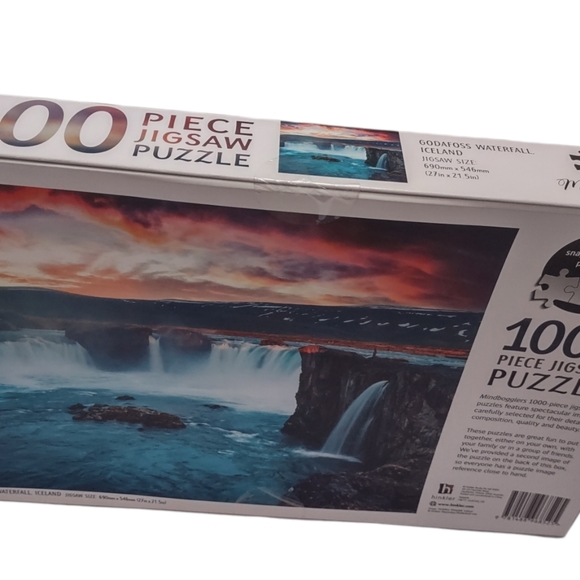 Mindboggers 1000 piece puzzle: Godafoss Waterfall, Iceland - Picture 4 of 4